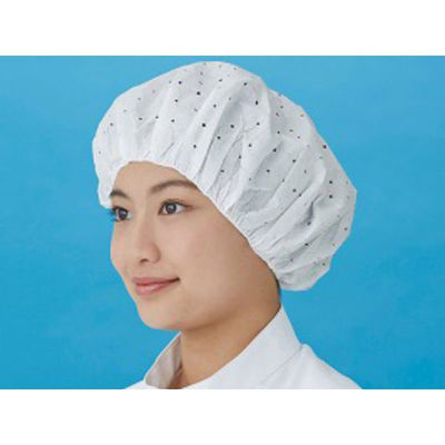 日本メディカルプロダクツ 不織布キャップ つくつく帽子 EL-102 L 白 00534511 1ケース(600個(100個×6))（直送品）