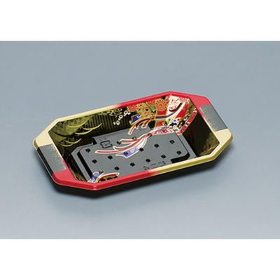 福助工業 寿司容器 和皿 4H 蒔絵 00581321 1ケース(1200個(50個×24))（直送品）