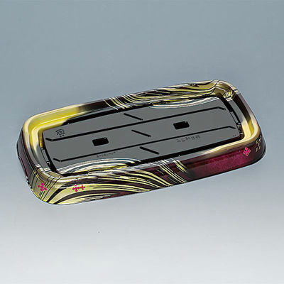 福助工業 寿司桶 舞台桶24H うるし 00596184 1ケース(120個(10個×12))（直送品）