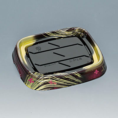 福助工業 寿司桶 舞台桶12H うるし 00596661 1ケース(240個(10個×24))（直送品）