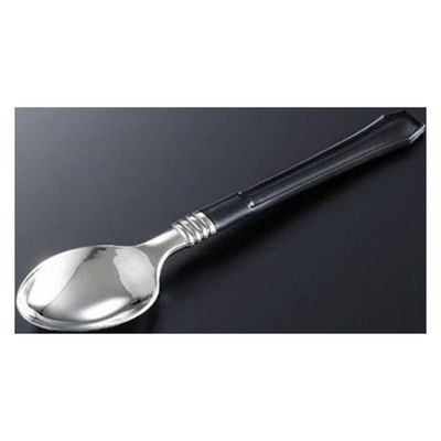 中央化学 カトラリー プラシルバーツートンスプーン単袋 00654268 1ケース(2400個(400個×6))（直送品）