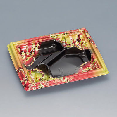 福助工業 弁当容器 箱膳19-16-1H 小町 00663877 1ケース(900個(50個×18))（直送品）