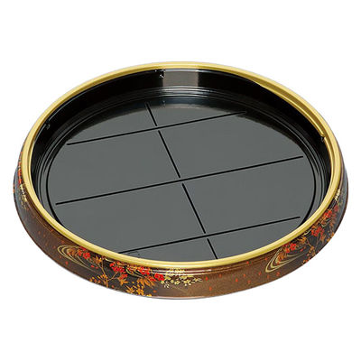 福助工業 寿司桶 新丸桶40H 金桜華 00707966 1ケース(100個(10個×10))（直送品）