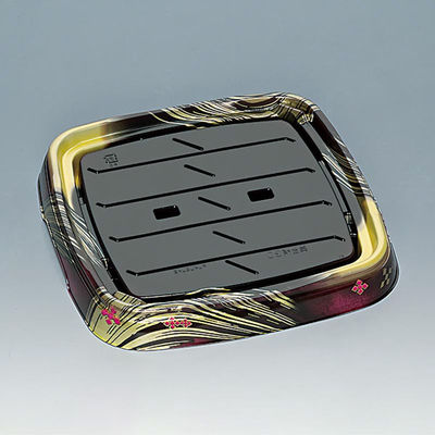 福助工業 寿司桶 舞台桶30H うるし 00735731 1ケース(120個(10個×12))（直送品）