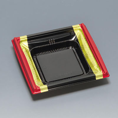 福助工業 弁当容器 箱重18H 市松 00759195 1ケース(1200個(50個×24))（直送品）