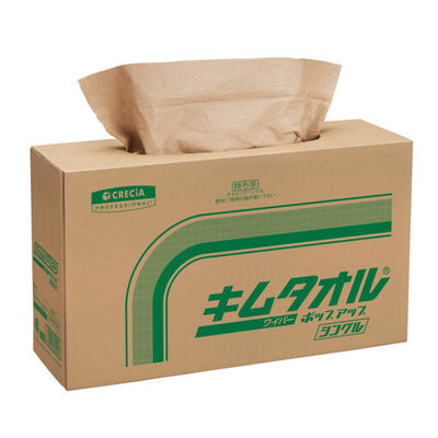 日本製紙クレシア 紙製ワイパー キムタオルポップアップ シングル 150枚 00759765 1ケース(4個(1個×4))（直送品）