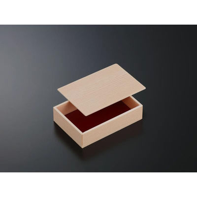 中央化学 折箱 寿司折 1合 木目 共蓋セット 00759984 1ケース(180個(10個×18))（直送品）