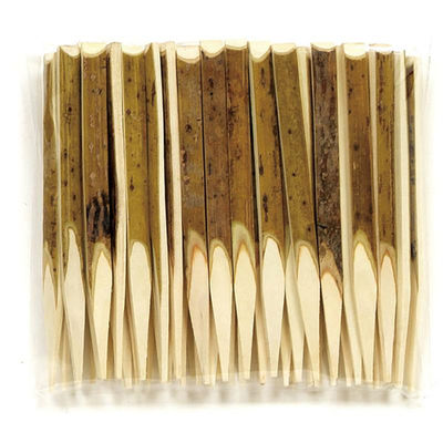 萬洋 爪楊枝 黒文字楊枝 9cm 100本入 00761683 1ケース(1個)（直送品）