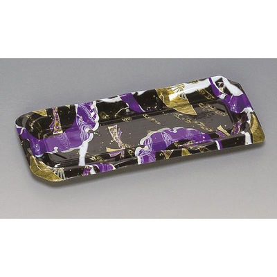 福助工業 寿司容器 花舞喜1-5.5H 彩月紫 00762827 1ケース(1000個(50個×20))（直送品）