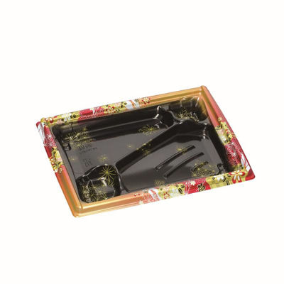 福助工業 弁当容器 箱膳23-18-2H みやび赤 00762843 1ケース(800個(50個×16))（直送品）