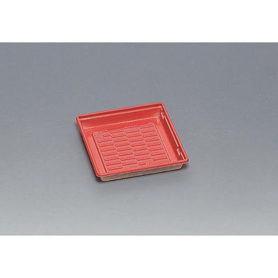 福助工業 寿司容器 新富久折 D-601H 赤杉 00762875 1ケース(1200個(50個×24))（直送品）