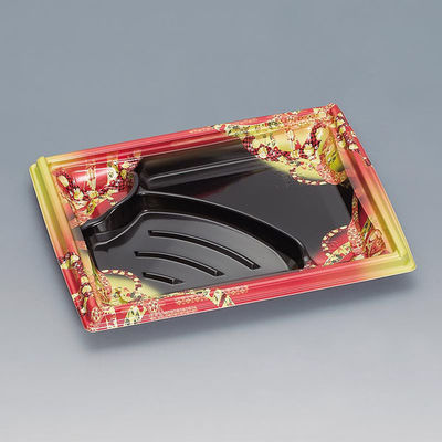 福助工業 弁当容器 箱膳23-18-3H 小町 00762890 1ケース(800個(50個×16))（直送品）