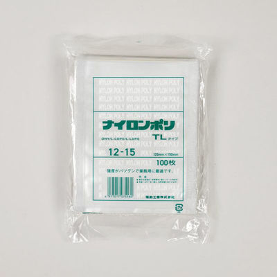 福助工業 真空袋 ナイロンポリ TLタイプ 12-15 00766608 1ケース(4000個(100個×40))（直送品）
