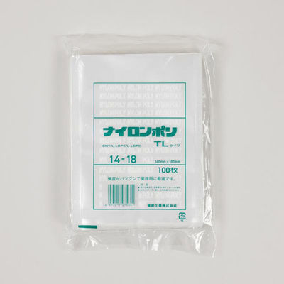 福助工業 真空袋 ナイロンポリ TLタイプ 14-18 00766614 1ケース(3600個(100個×36))（直送品）