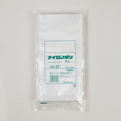 福助工業 真空袋 ナイロンポリ TLタイプ 14-27 00766615 1ケース(2400個(100個×24))（直送品）