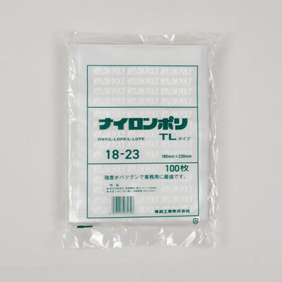 福助工業 真空袋 ナイロンポリ TLタイプ 18-23 00766622 1ケース(2200個(100個×22))（直送品）