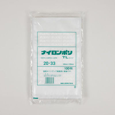 福助工業 真空袋 ナイロンポリ TLタイプ 20-33 00766627 1ケース(1400個(100個×14))（直送品）