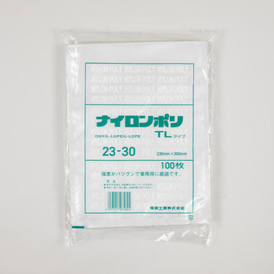 福助工業 真空袋 ナイロンポリ TLタイプ 23-30 00766632 1ケース(1200個(100個×12))（直送品）