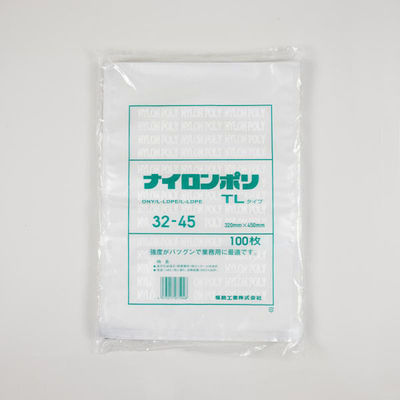 福助工業 真空袋 ナイロンポリ TLタイプ 32-45 00766643 1ケース(600個(100個×6))（直送品）