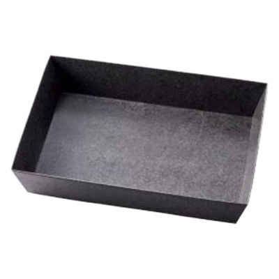 ケーピープラテック 弁当容器 KM-76 本体 ブラック 00768501 1ケース(400個(50個×8))（直送品）