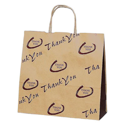 福助工業 紙手提げ袋 ラッピーバッグ No.3 THANK YOU 00769216 1ケース(300個(50個×6))（直送品）