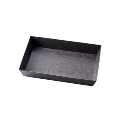 ケーピープラテック 弁当容器 KM-77 本体 ブラック 00771878 1ケース(400個(50個×8))（直送品）