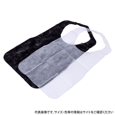 藤本商会本店 店舗資材 不織布エプロンF型 白 00782548 1ケース(1200個(1個×1200))（直送品）