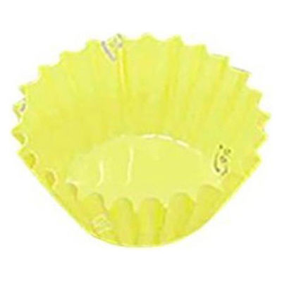 旭創業 おかずカップ PETフィルムカップ 丸形 5号深口(5F) 黄 500枚入 00795100 1ケース(10個(1個×10))（直送品）