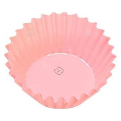 旭創業 おかずカップ PETフィルムカップ 丸形 7号深口(7F) ピンク 500枚入 00795128 1ケース(10個(1個×10))（直送品）