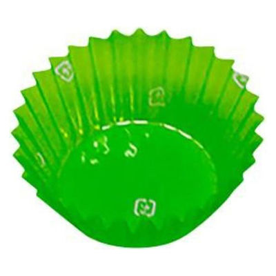 旭創業 おかずカップ PETフィルムカップ 丸形 8号深口(8F) 緑 500枚入 00795140 1ケース(10個(1個×10))（直送品）