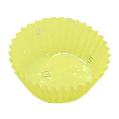 旭創業 おかずカップ PETフィルムカップ 丸形 9号深口(9F) 黄 500枚入 00795157 1ケース(10個(1個×10))（直送品）