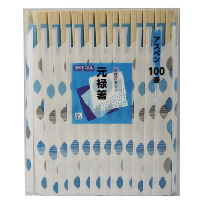 大和物産 割箸 SC 元禄箸 100膳(N) 00796084 1ケース(30個(1個×30))（直送品）