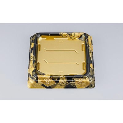 シーピー化成 寿司桶 SFNハカマ角桶33 まいおり金本体 031023300B375 1ケース(600個(50個×12))（直送品）