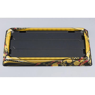 シーピー化成 寿司桶 SFNハカマ角桶38 京彩黒本体 031023800B395 1ケース(200個(10個×20))（直送品）