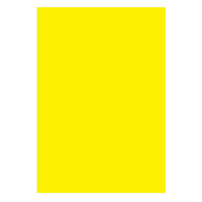 ササガワ POP用紙 11-8023 黄ポスター みの判 無地 100枚入 1ケース(1個)（直送品）