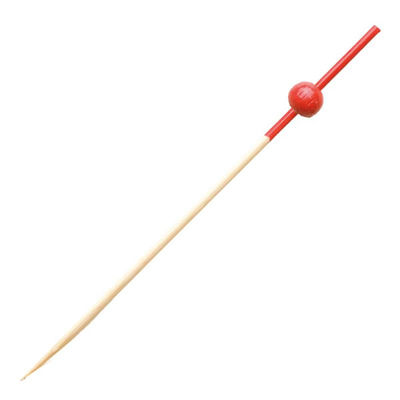 萬洋 竹串 南天串(赤) 7.5cm 100本入 18365A 1ケース(1個)（直送品）