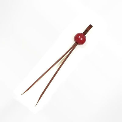 萬洋 竹串 南天松葉串(茶) 5.5cm 50本入 18469A 1ケース(1個)（直送品）