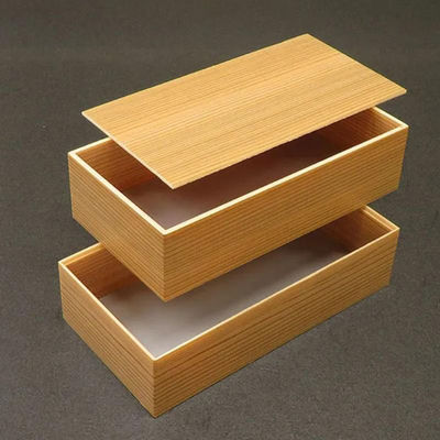 アライ 折箱 LB-N2L 長折2段重(大) 多聞杉 20001070 1ケース(144個(1個×144))（直送品）