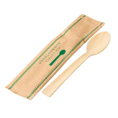 萬洋 使い捨てスプーン 竹スプーン17cm(単袋入) 100本入×20袋 27032A 1ケース(1個)（直送品）