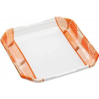 エフピコ 発泡トレー しゃぶしゃぶ3人浅LS 鮮彩オレンジ 40130337 1ケース(400個(50個×8))（直送品）