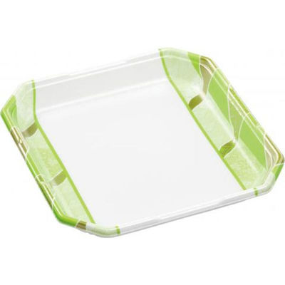 エフピコ 発泡トレー しゃぶしゃぶ3人浅LS 鮮彩緑 40130338 1ケース(400個(50個×8))（直送品）