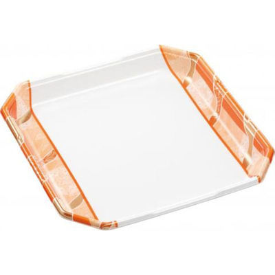 エフピコ 発泡トレー しゃぶしゃぶ5人浅LS 鮮彩オレンジ 40130537 1ケース(300個(50個×6))（直送品）