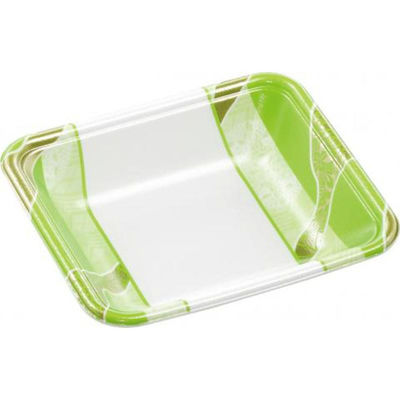 エフピコ 発泡トレー FLB-V13-30 鮮彩緑 4F171136 1ケース(2800個(100個×28))（直送品）