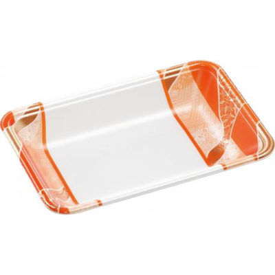 エフピコ 発泡トレー FLB-A13-30 鮮彩オレンジ 4F180136 1ケース(1800個(100個×18))（直送品）