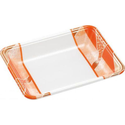 エフピコ 発泡トレー FLB-A15-30 鮮彩オレンジ 4F180156 1ケース(1800個(100個×18))（直送品）