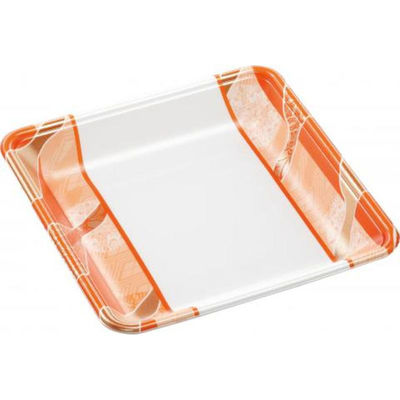 エフピコ 発泡トレー FLB-A20-30 鮮彩オレンジ 4F180206 1ケース(1200個(100個×12))（直送品）