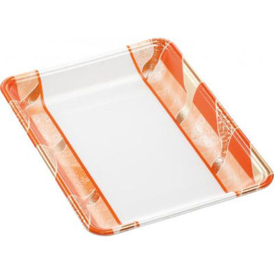 エフピコ 発泡トレー FLB-A25-30 鮮彩オレンジ 4F180256 1ケース(900個(100個×9))（直送品）