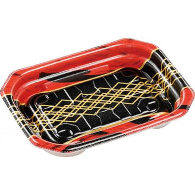 エフピコ 惣菜容器 MFPパシオ15-11 チア黒赤 4M007016 1ケース(1500個(50個×30))（直送品）