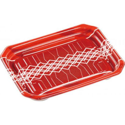 エフピコ 惣菜容器 MFPパシオ19-15 チアレッド 4M007074 1ケース(800個(50個×16))（直送品）