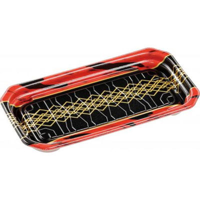 エフピコ 惣菜容器 MFPパシオ23-12 チア黒赤 4M007106 1ケース(800個(50個×16))（直送品）